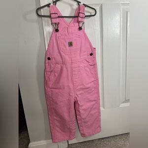 Carhartt Pink Kids Overalls